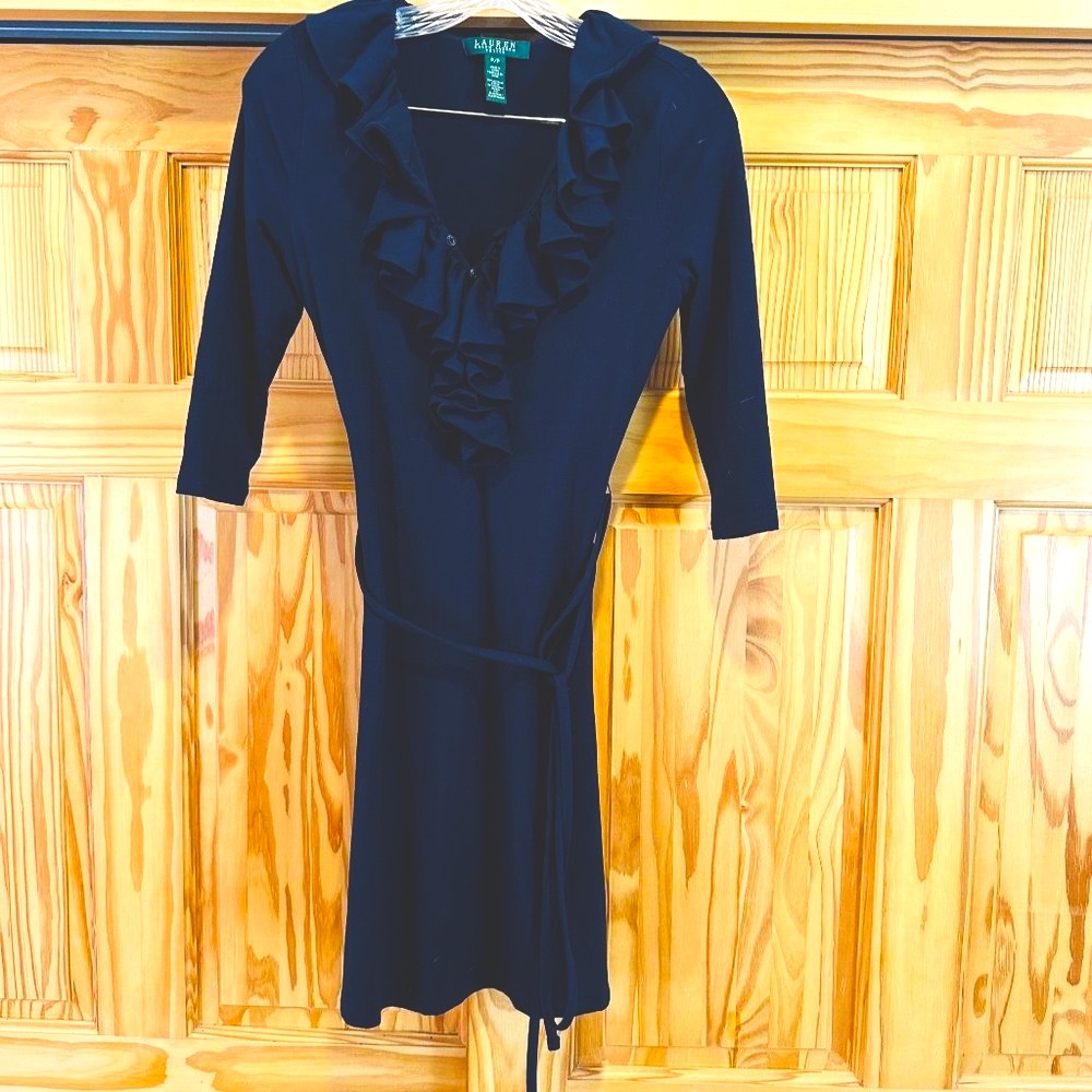 Navy Ralph lauren dress with Ruffles - PP